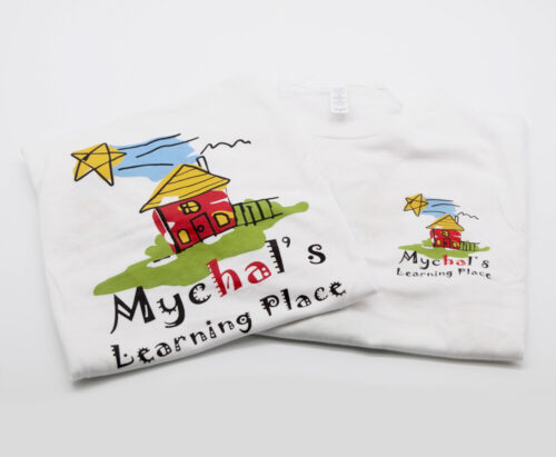 Mychal's Learning Place White T-Shirts