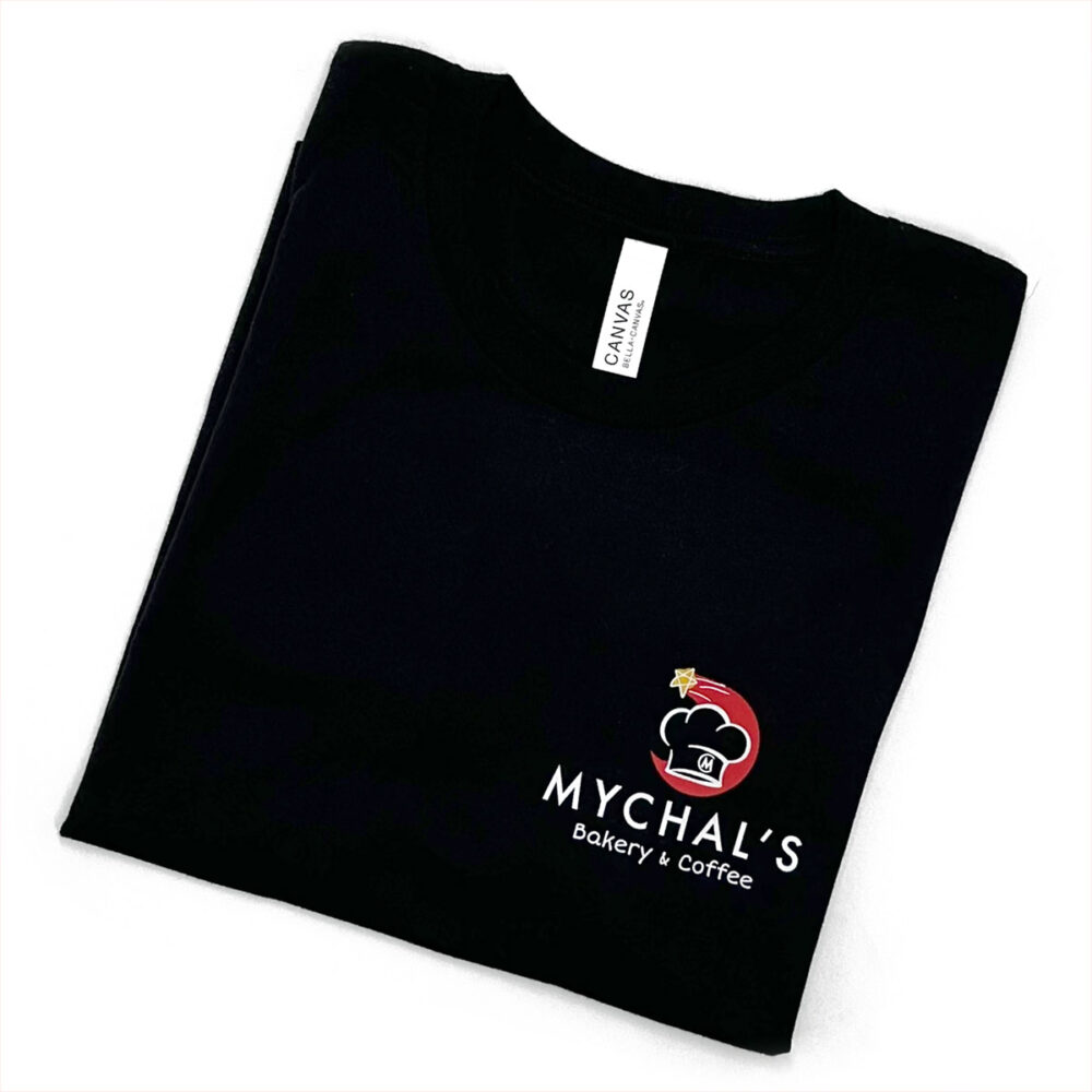 Mychals bakery black tshirt