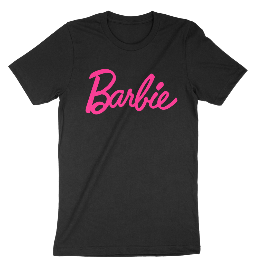 Barbie Logo T-Shirt - Mychal's Printing & Embroidery