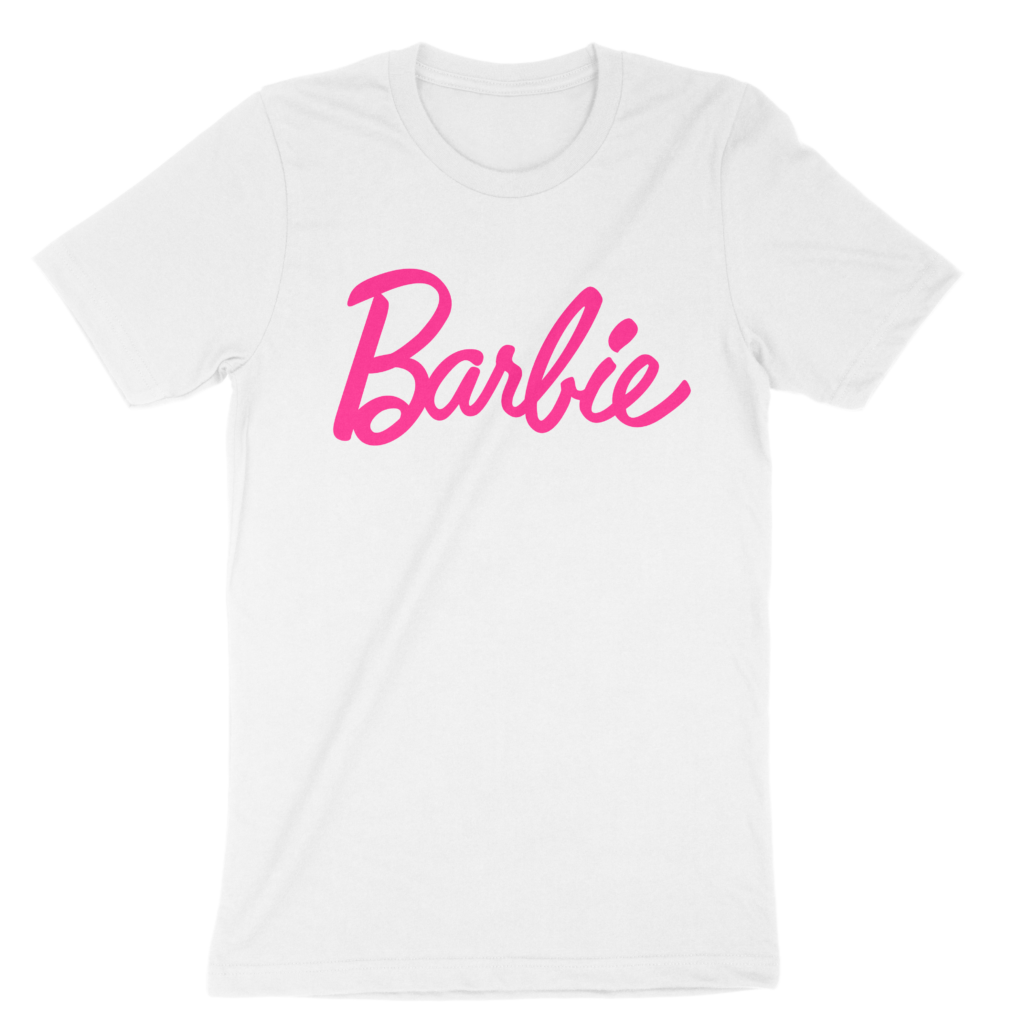 Barbie Logo T Shirt Mychals Printing And Embroidery