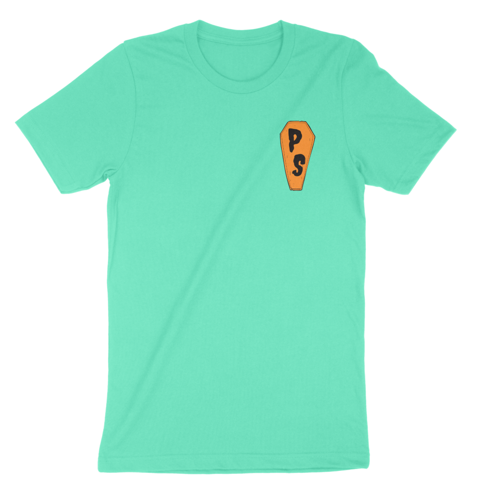 Mint coffine tee front ps