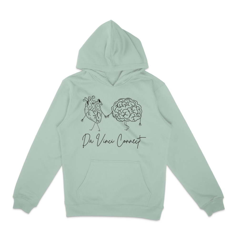 Heather dusty sage pullover hoodie dvc