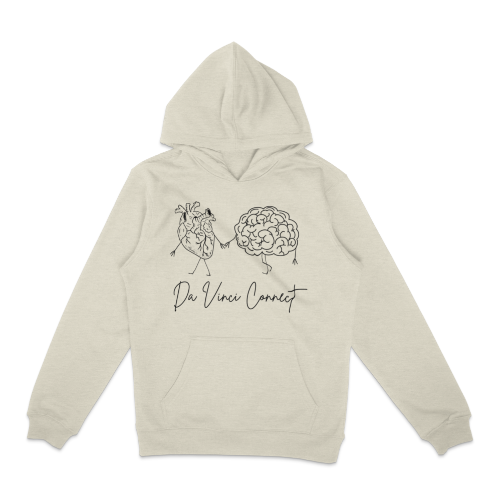 Oatmeal heather pullover hoodie dvc