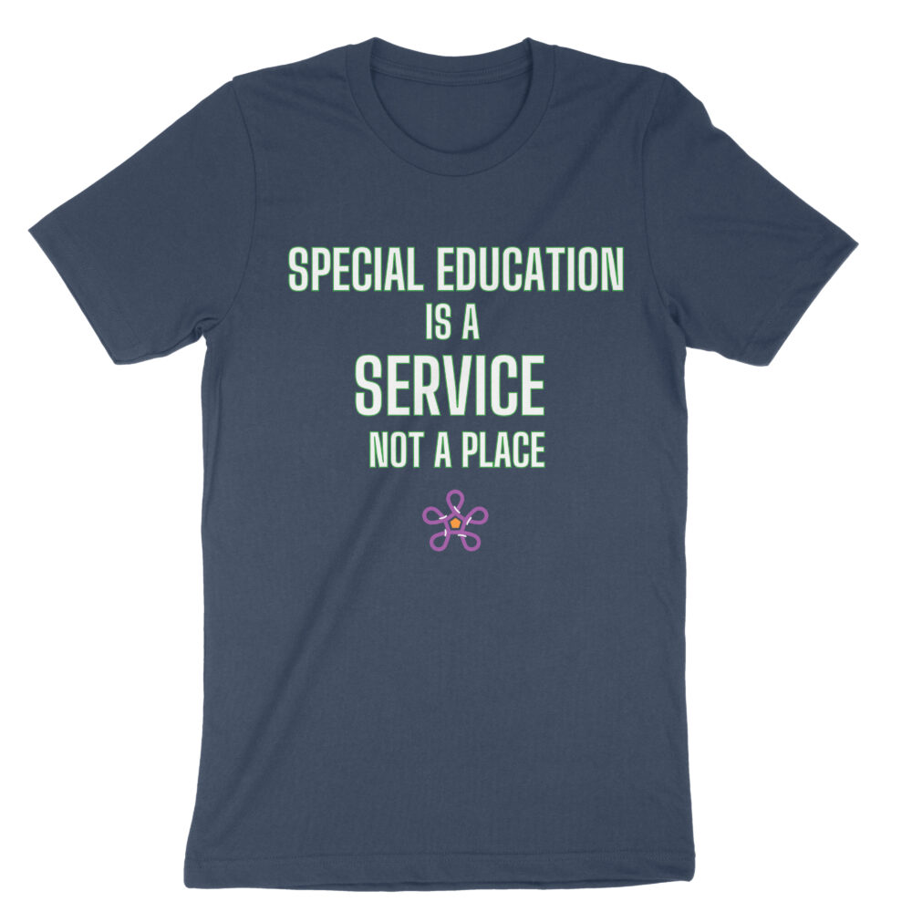 Bellacanvas 3001 front special ed is a service not a place navy