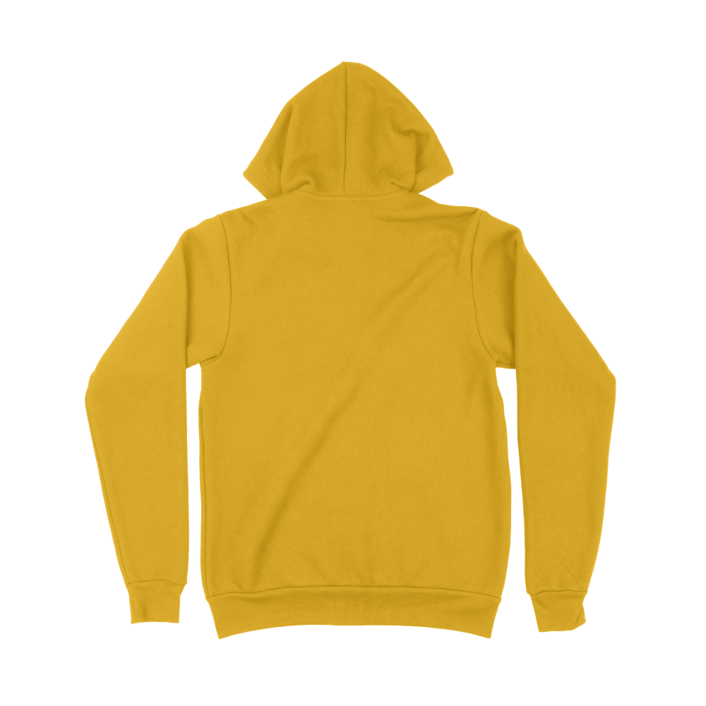 Gold zip up blank back