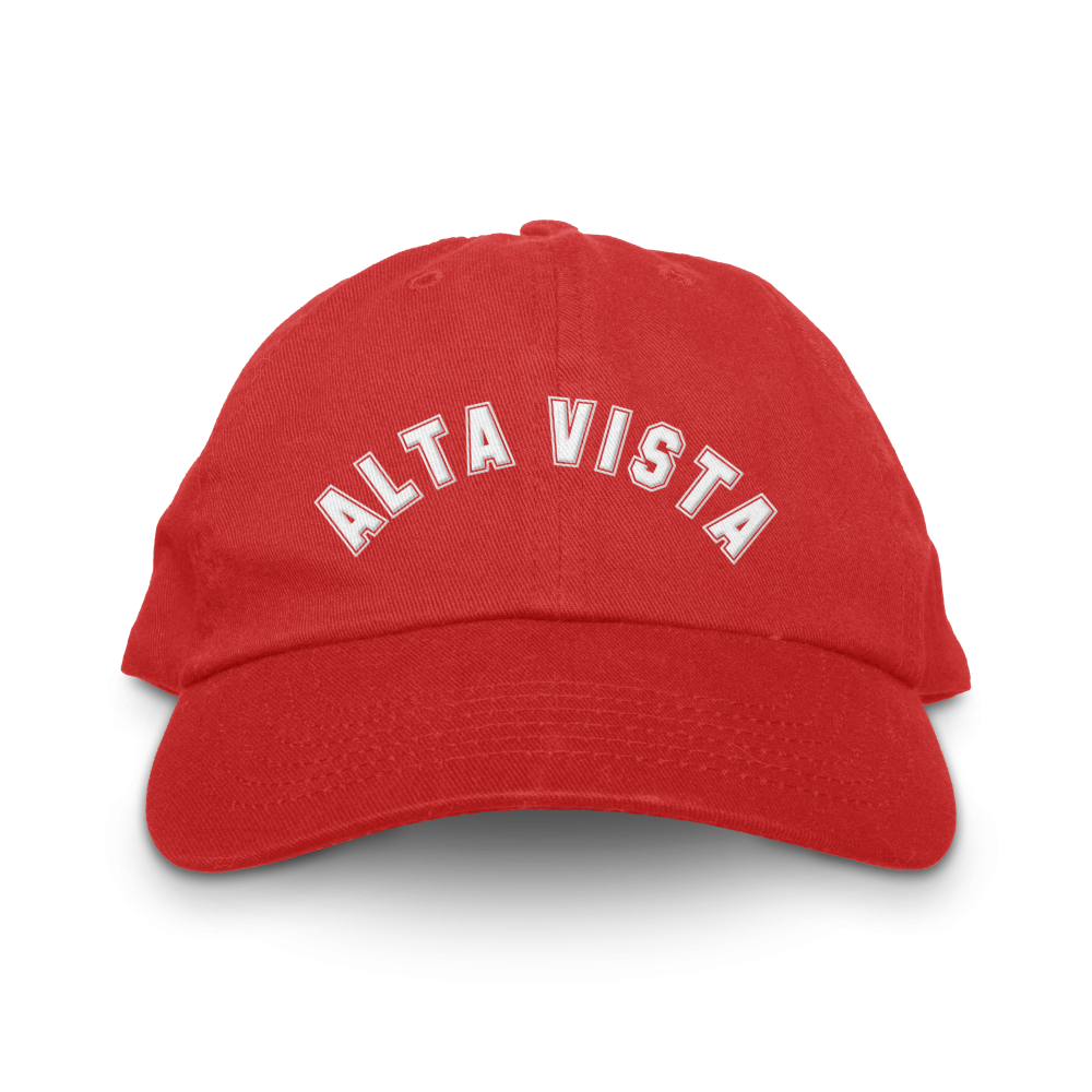 Alta vista red dad hat