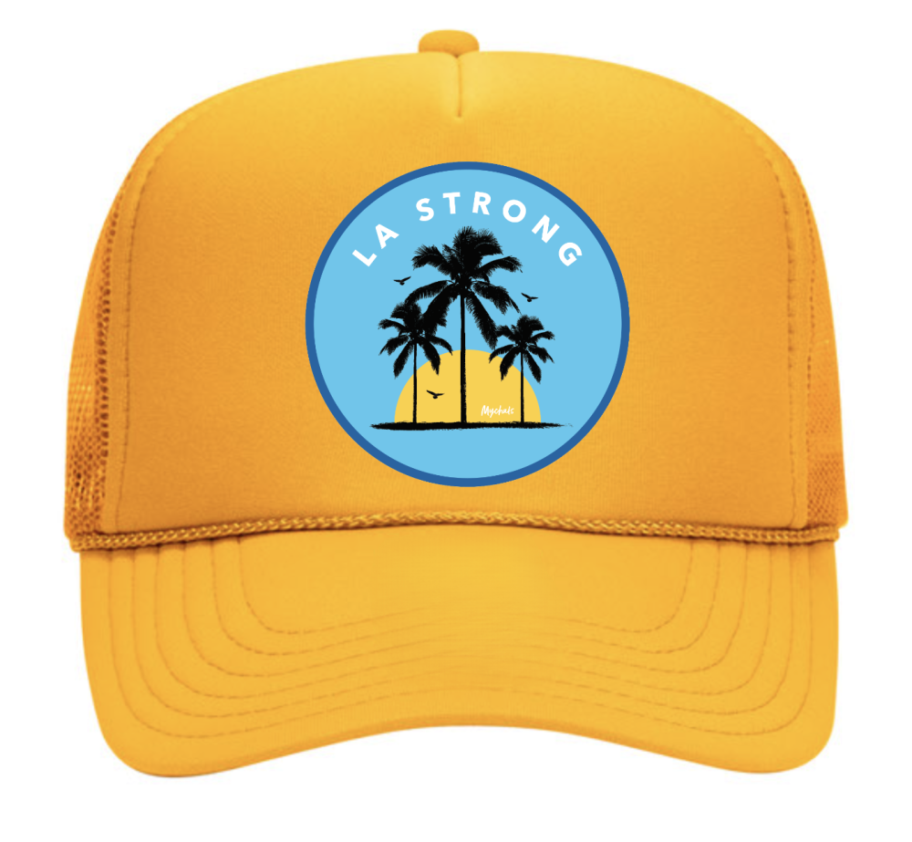 La strong yellow trucker