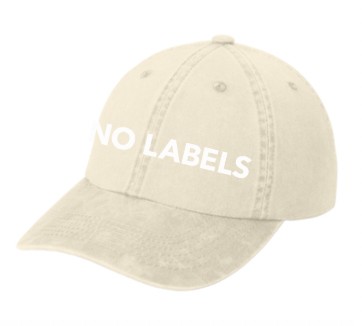 No labels cap front