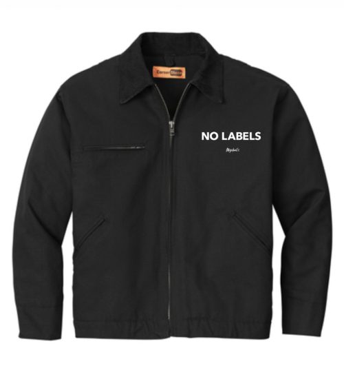 No labels jacket front