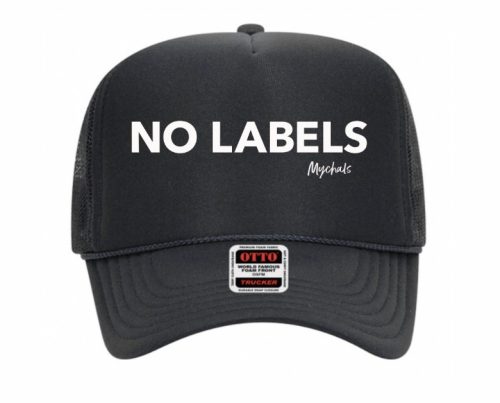 No labels trucker