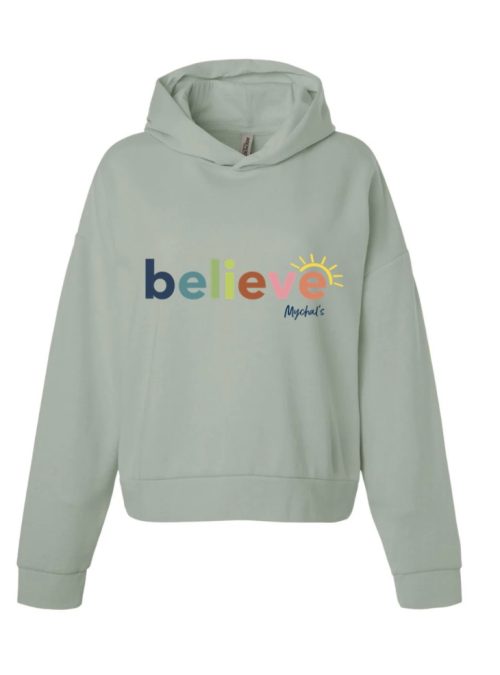 Believe hoodie top