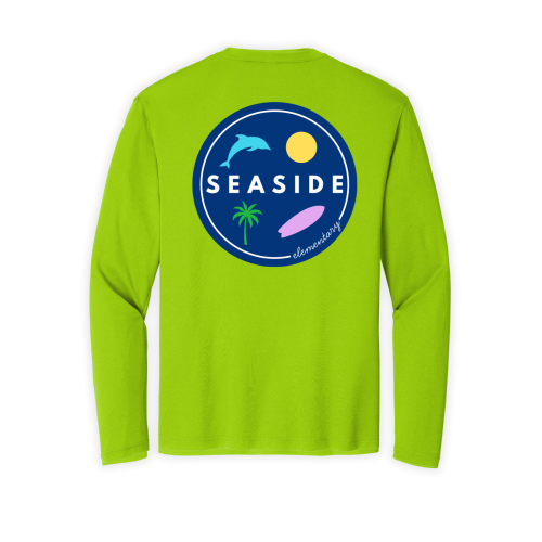 Maui rashguard lime shock back ls