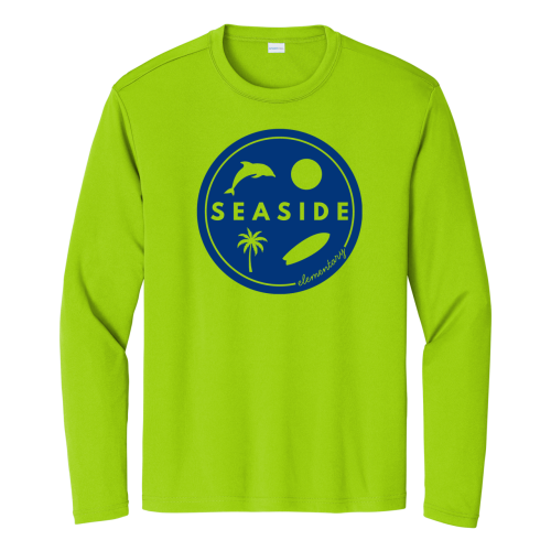 Maui rashguard lime shock front ls